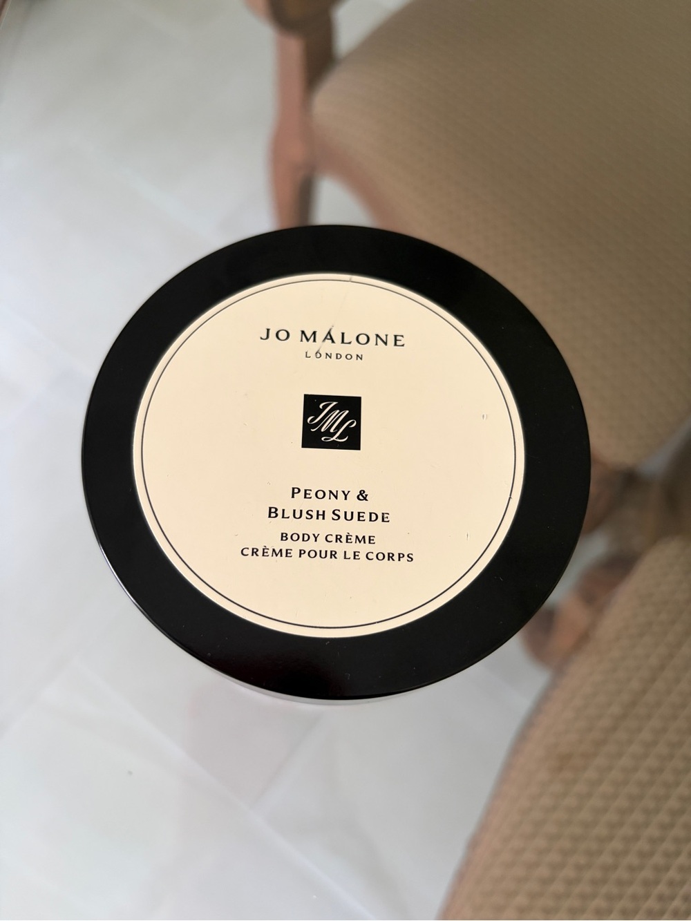 Jo Malone Peony & Blush Suede Body Crème - Cream & Black